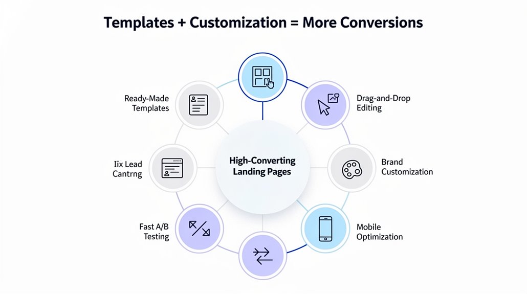 customizable templates for conversions