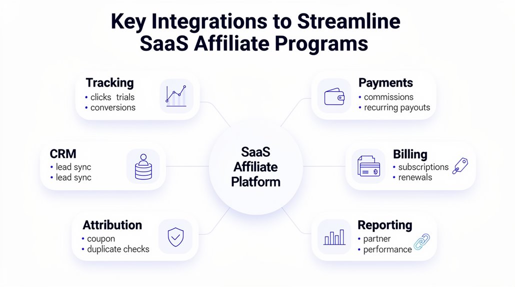 streamlined saas affiliate integrations